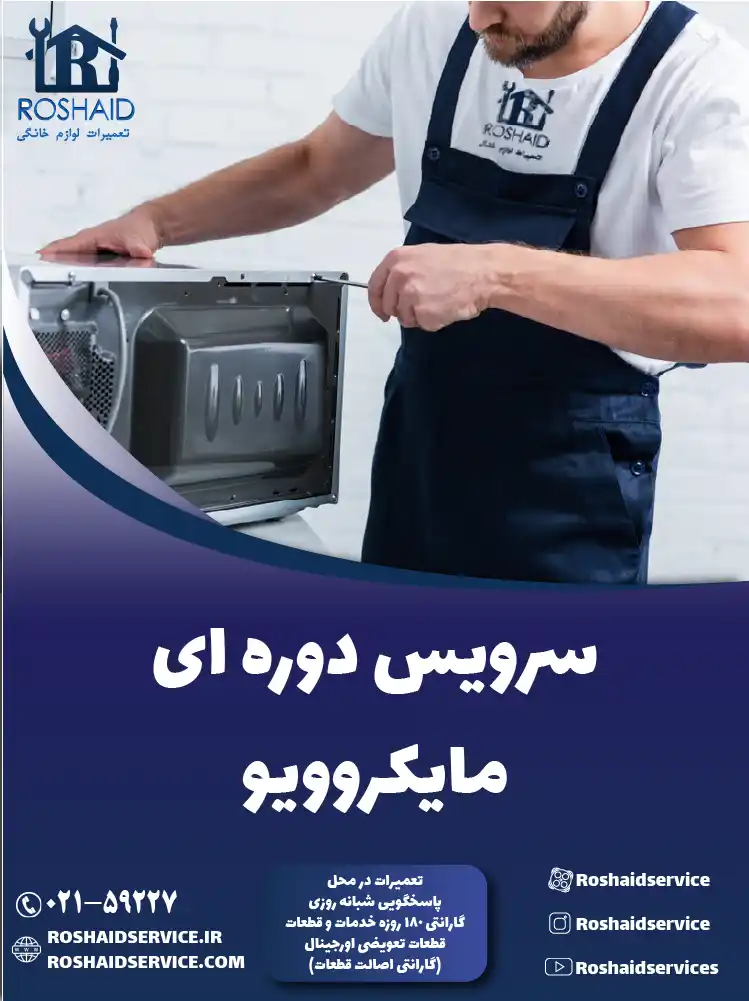 سرویس دوره‌ای ماکروفر و مایکروویو در تهران